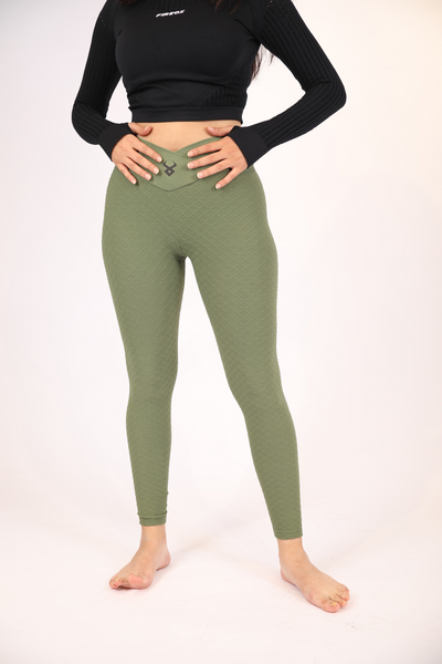 Fireox Yoga Pants, Green