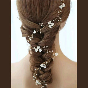 Vogue Hair Accessories Handmade Hair Clip Hair Pins Hair Accessories (50 CM) (Silver)
