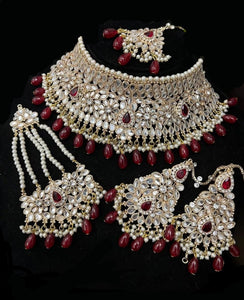 Sheesh kundan Bridal Choker set.