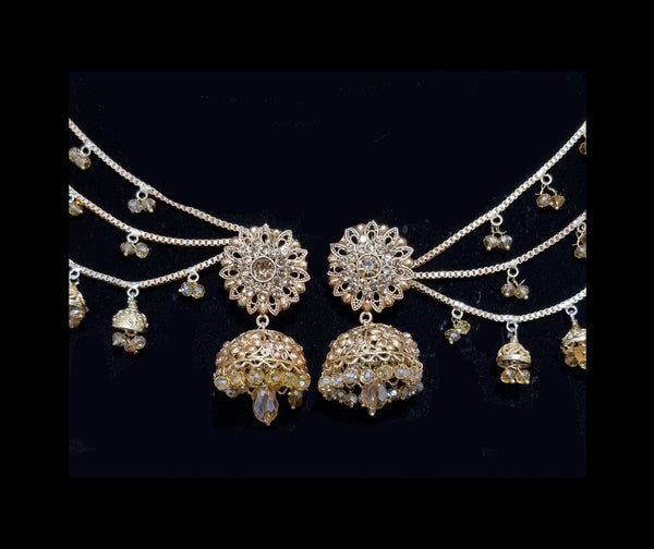 Champgane Jhumki Bahubali Earrings.