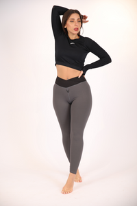Fireox Yoga Pants, Grey