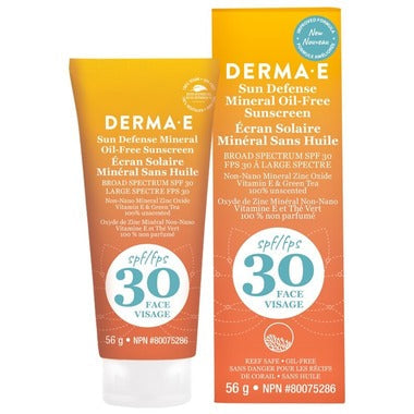 Sun Defense Mineral Oil-Free Sunscreen, SPF 30, Unscented, 2 oz (56 g)