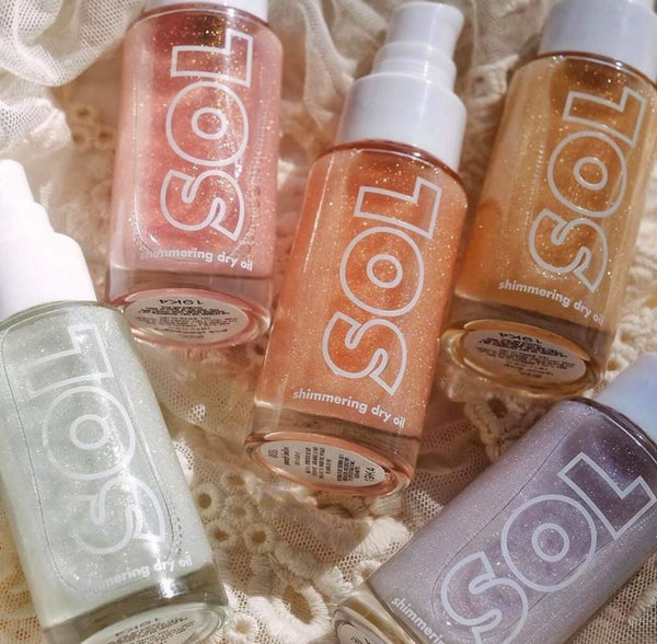 bottle service sol shimmering dry oil kit