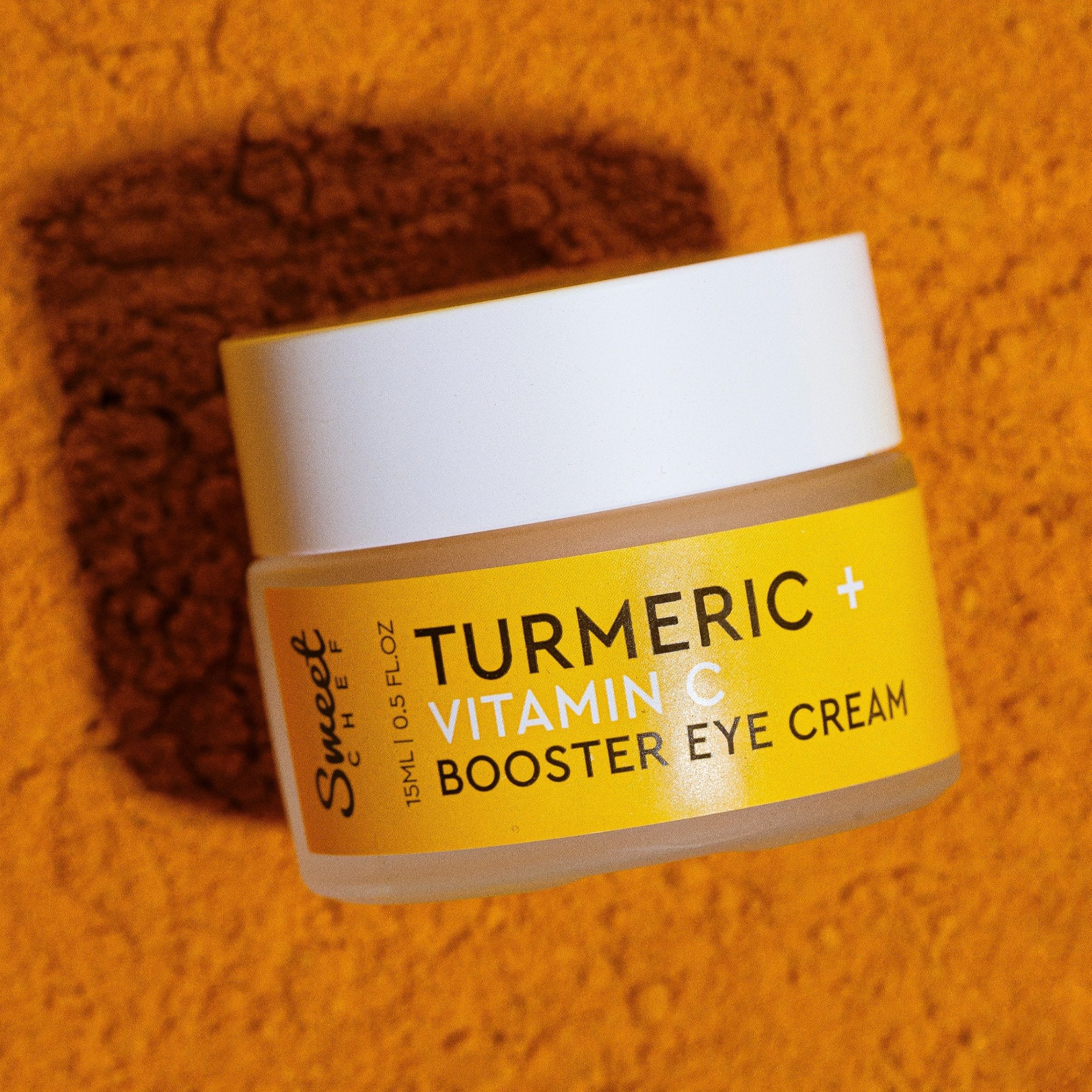 SWEET CHEF

Turmeric + Vitamin C Booster Eye Cream( 15ml)