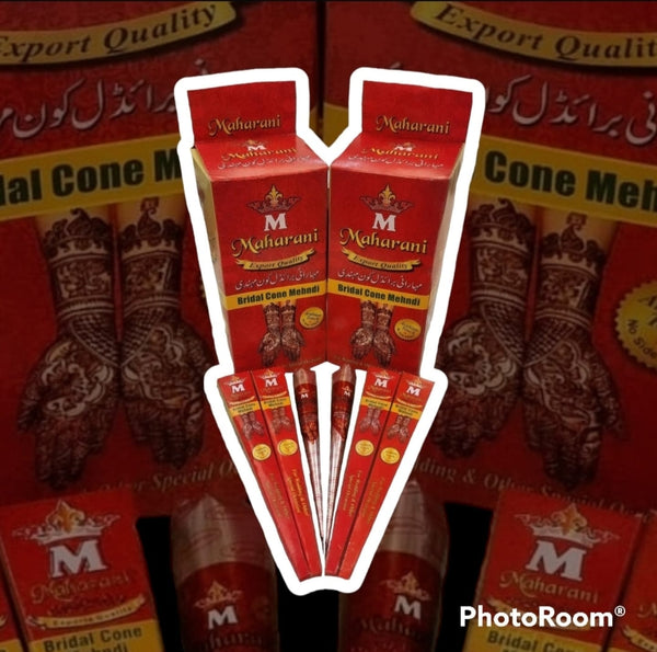 Maharani bridal 100% Natural henna cone.