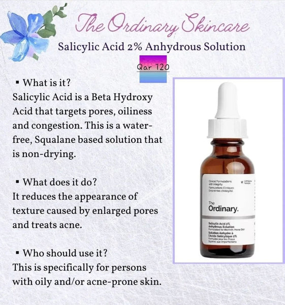 The Ordinary Salicylic Acid 2% Anhydrous Solution 