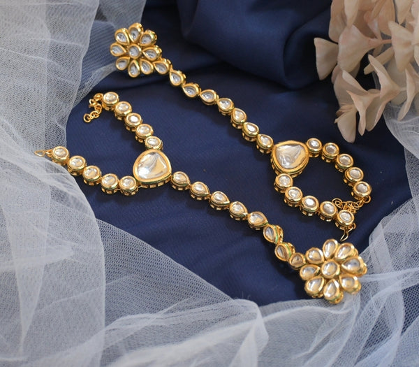 Adjustable Kundan Hathpanja – Set Of 2